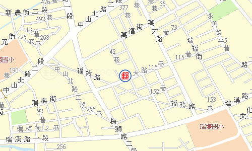 楊梅瑞塘郵局電子地圖