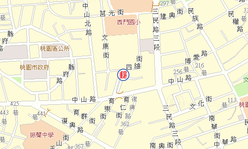 桃園南門郵局電子地圖