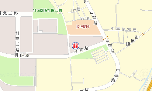 竹南科學園郵局電子地圖
