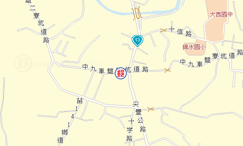 造橋大西郵局電子地圖