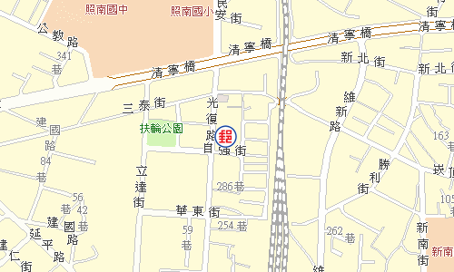 竹南照南郵局電子地圖