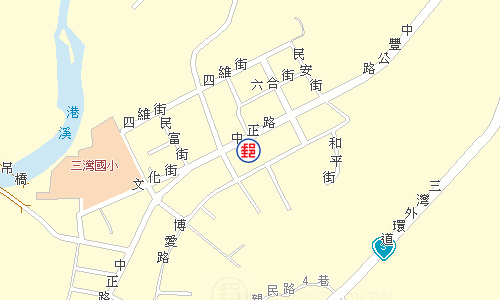 三灣郵局電子地圖