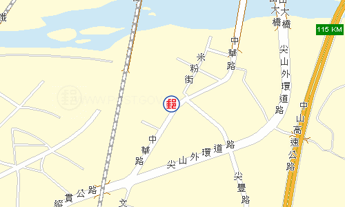 頭份尖山郵局電子地圖