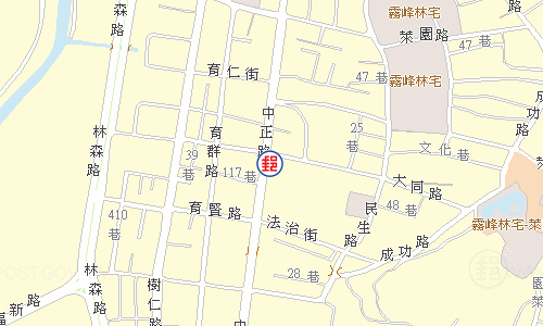 Wufeng Post Office emap