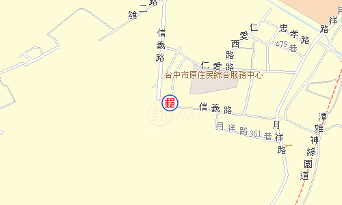 大雅清泉崗郵局電子地圖