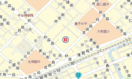 Taichung District Court Post Office emap