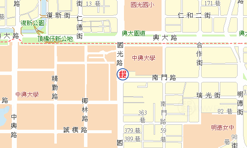 Taichung Guoguang Road Post Office emap