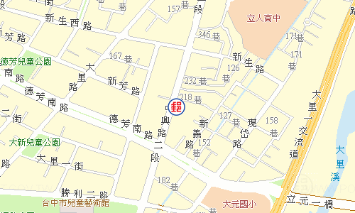 大里郵局電子地圖