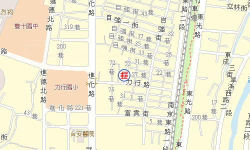 Taichung Lixing Road Post Office emap