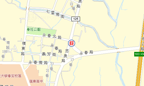 Taichung Lingdong Post Office emap