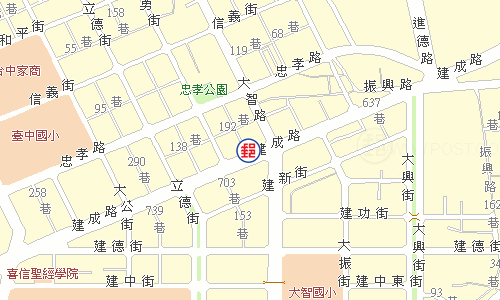 Taichung Dazhi Post Office emap