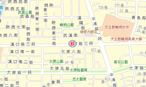 Taichung Hankou Road Post Office emap