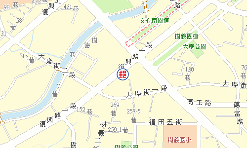 臺中樹仔腳郵局電子地圖