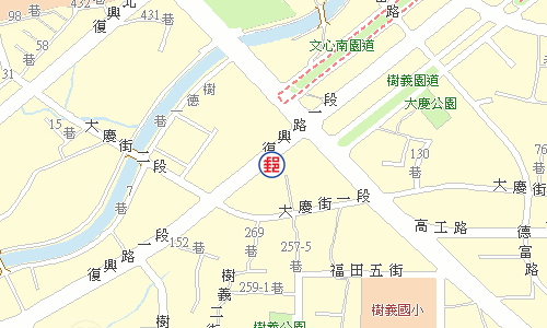 Taichung Shuzaijiao Post Office emap