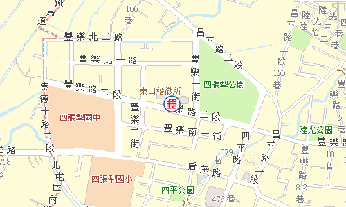 Taichung Sizhangli Post Office emap