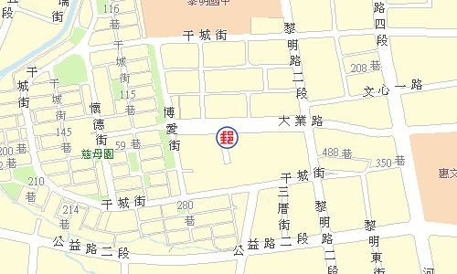 臺中黎明郵局電子地圖
