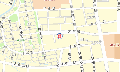 臺中黎明郵局電子地圖