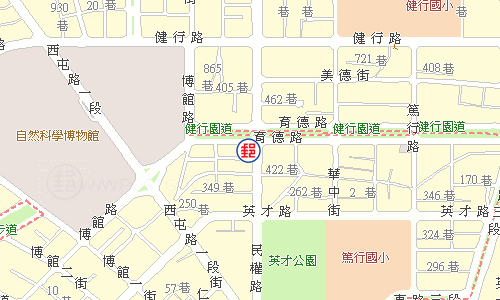 臺中淡溝郵局電子地圖