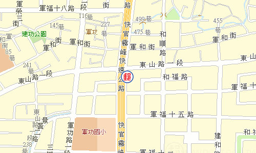 臺中軍功郵局電子地圖