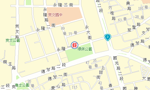 大里永隆郵局電子地圖