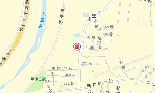 太平永豐路郵局電子地圖