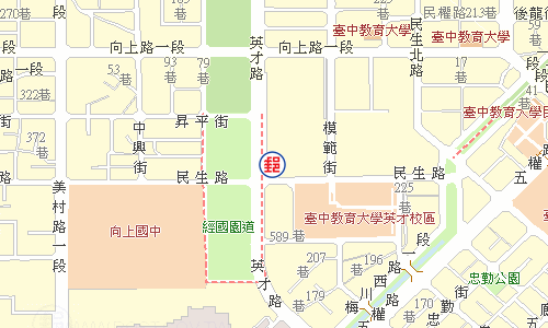 Taichung Yingcai Post Office emap