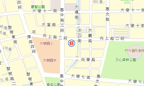 Taichung Xiangshang  Post Office emap