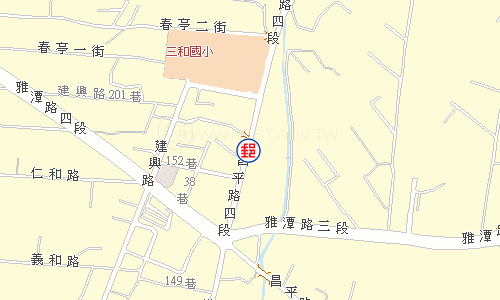 大雅馬岡厝郵局電子地圖