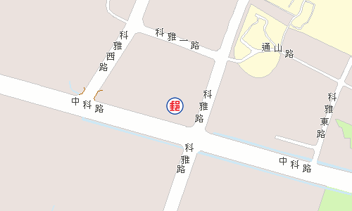 臺中中科郵局電子地圖