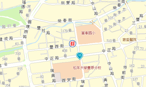 豐原郵局電子地圖
