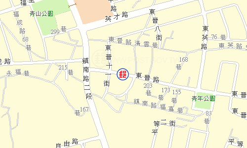 沙鹿北勢郵局電子地圖