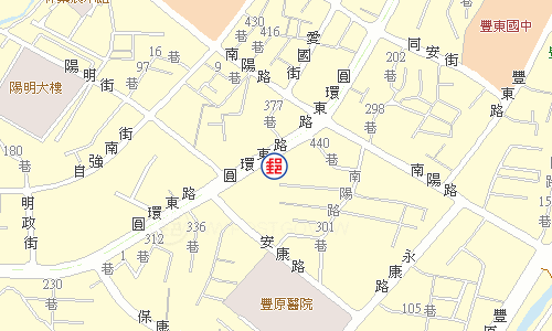 豐原南陽郵局電子地圖