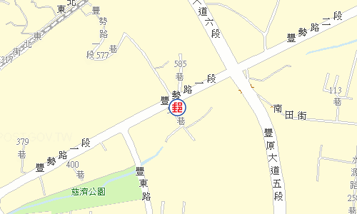 豐原翁子郵局電子地圖