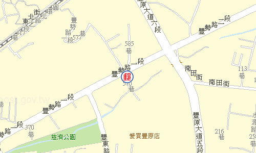 豐原翁子郵局電子地圖
