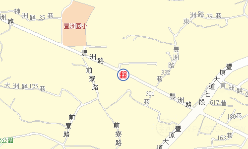 神岡豐洲郵局電子地圖