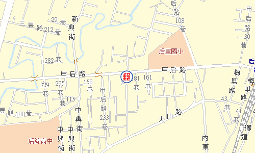 后里義里郵局電子地圖