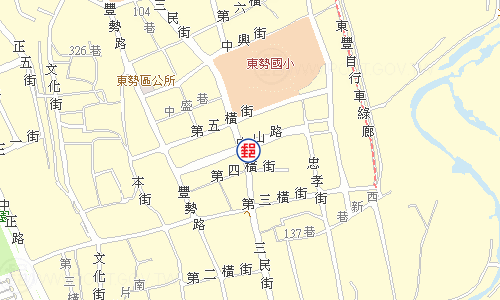 東勢郵局電子地圖