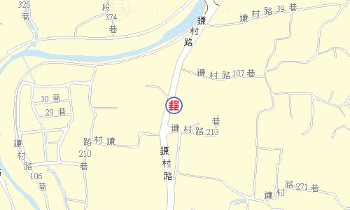 豐原鐮村郵局電子地圖