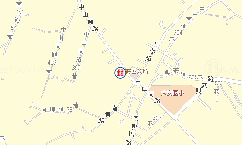 大安郵局電子地圖