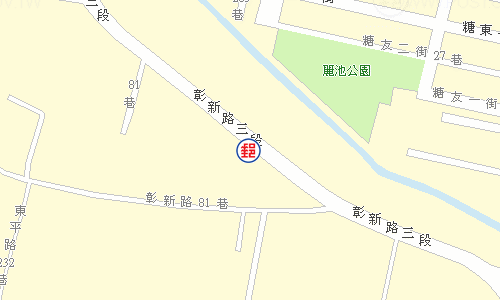 和美中寮郵局電子地圖