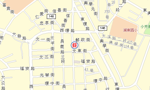 溪湖郵局電子地圖