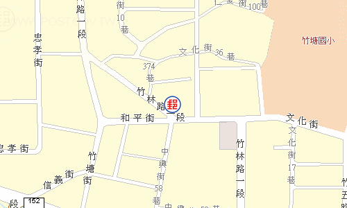 竹塘郵局電子地圖