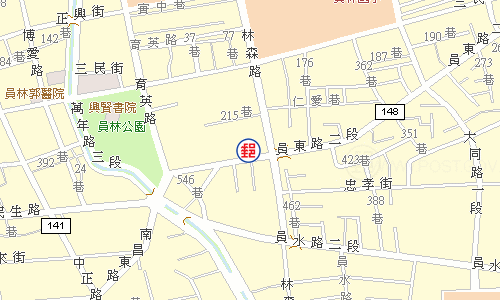 員林郵局電子地圖
