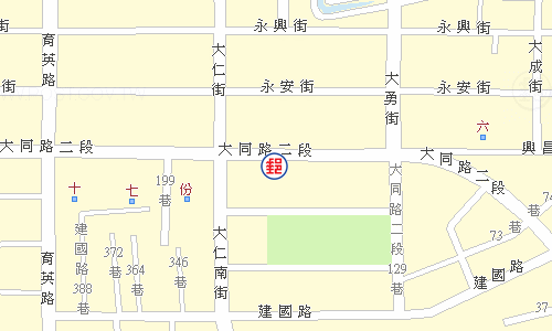 員林三橋郵局電子地圖