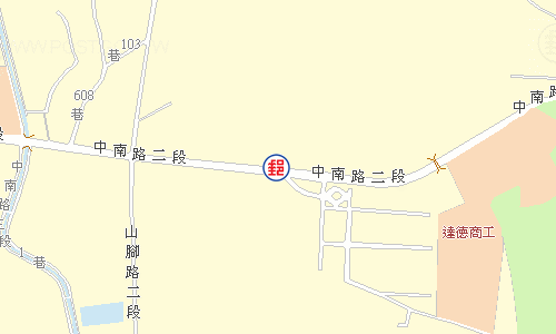 田中內灣郵局電子地圖