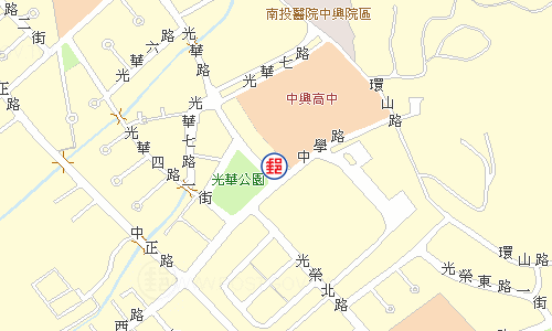 南投中興郵局電子地圖