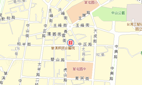 草屯大觀郵局電子地圖