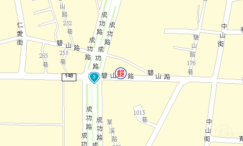 草屯碧山郵局電子地圖