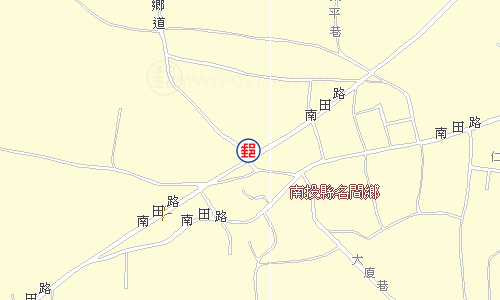 名間大庄郵局電子地圖