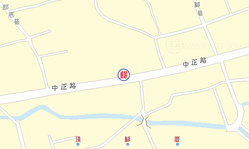 草屯南埔郵局電子地圖